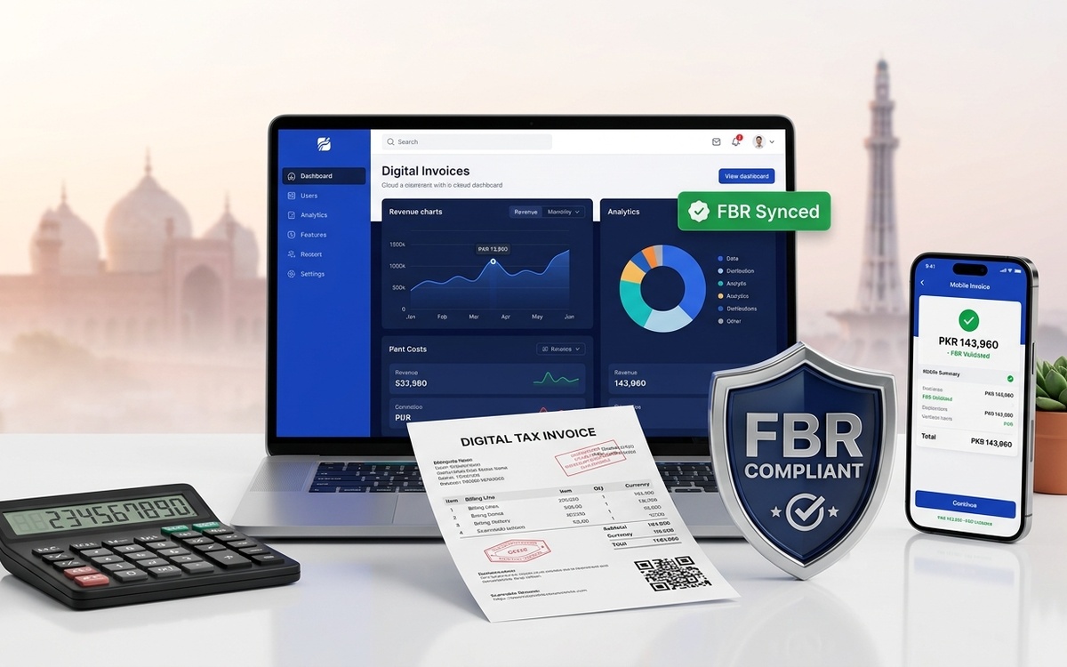 Digital Invoices Pakistan: Architecting a National-Scale FBR E-Invoicing & Tax Compliance SaaS full architecture presentation